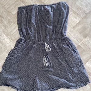 Striped romper